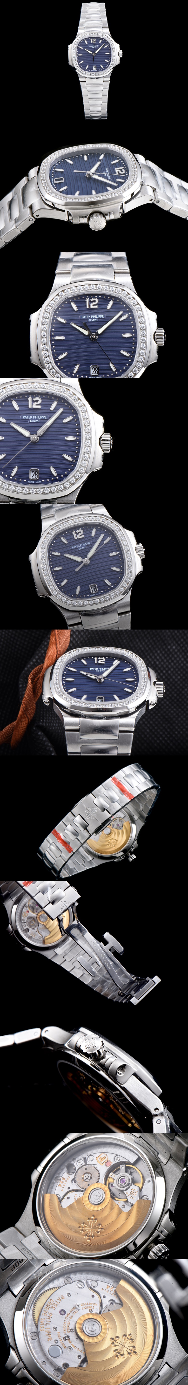 파텍필립 여성용 노틸러스-4 7018 70181A-010 칼리버